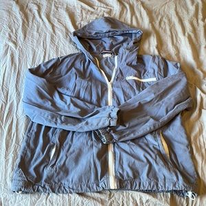 Brandy Melville blue zip up jacket